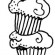 Cupcake-illustratie