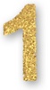 number-1-glitter-gold