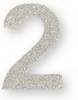 number-2-glitter-silver