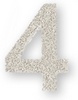 number-4-glitter-silver